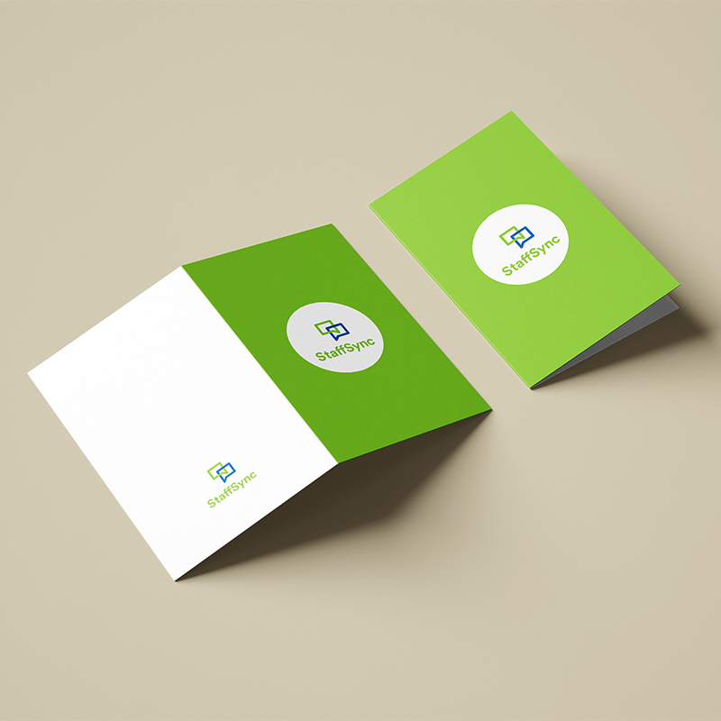 Folded Business Cards